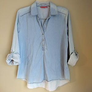 Elle denim top